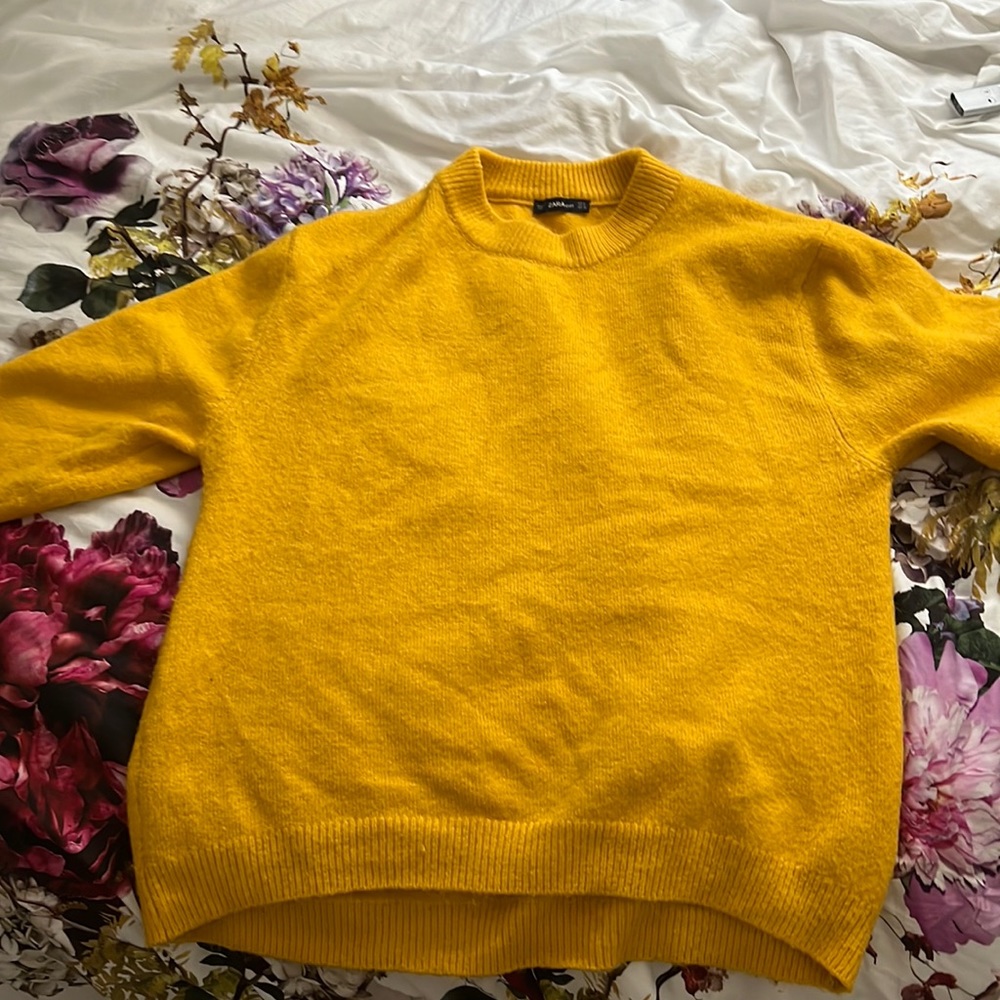 Yellow Zara Sweater